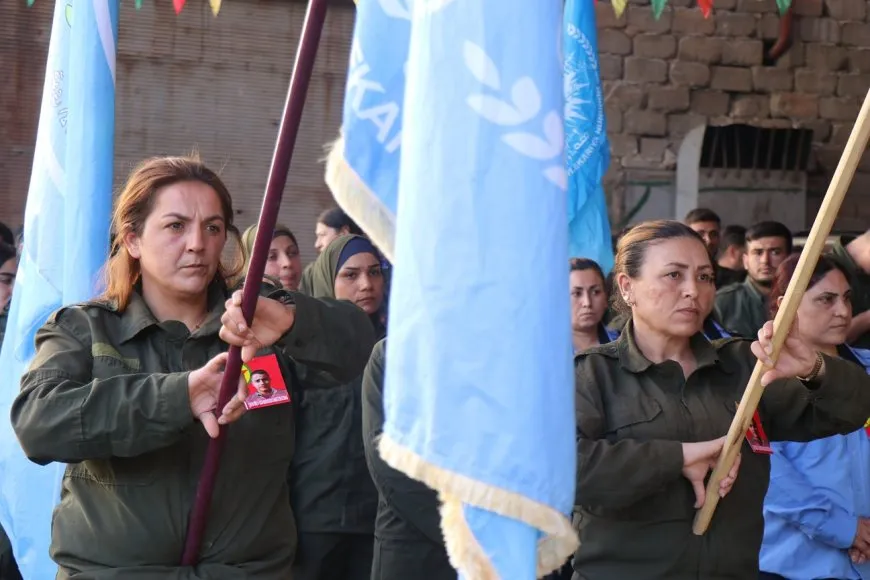 مراسم غيابية لشهيد قوات الدفاع الشعبي  كاركر مظلوم في حلب 