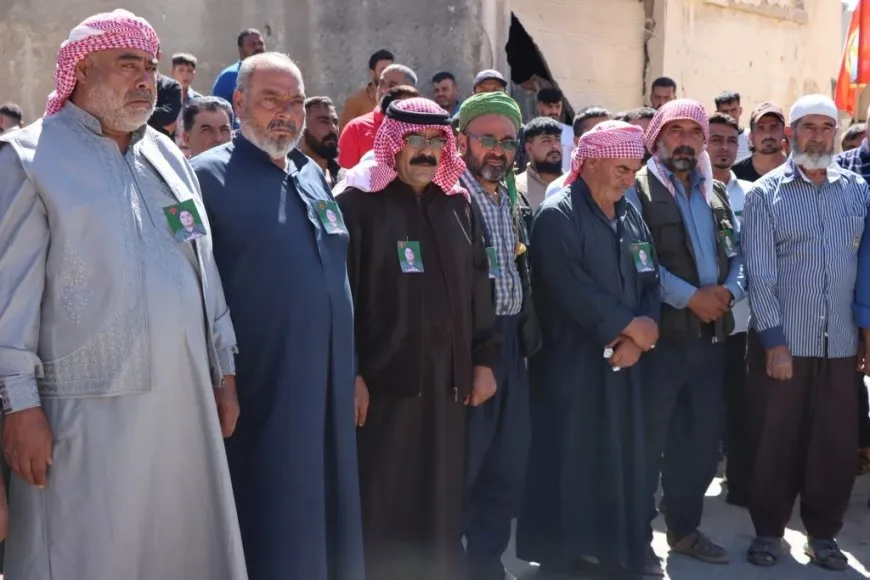 مراسم غيابية لمقاتلة في وحدات حماية المرأة بمقاطعة الفرات