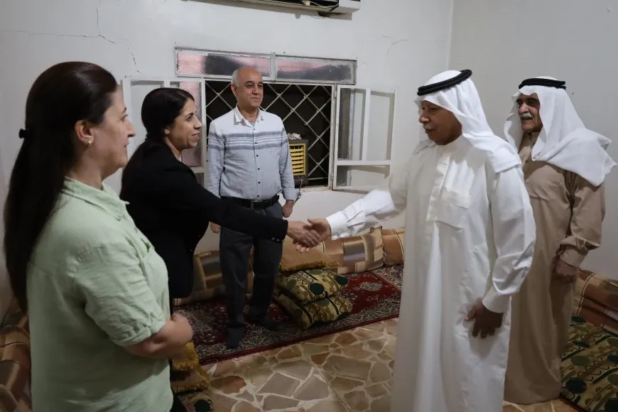 إيصال رسالة القائد عبد الله أوجلان إلى شيخ عشيرة الراشد 
