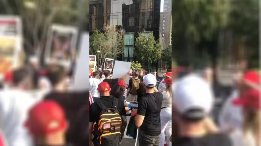 بين معارضة للشرع ومؤيدة.. تظاهرات للجالية السورية في نيويورك