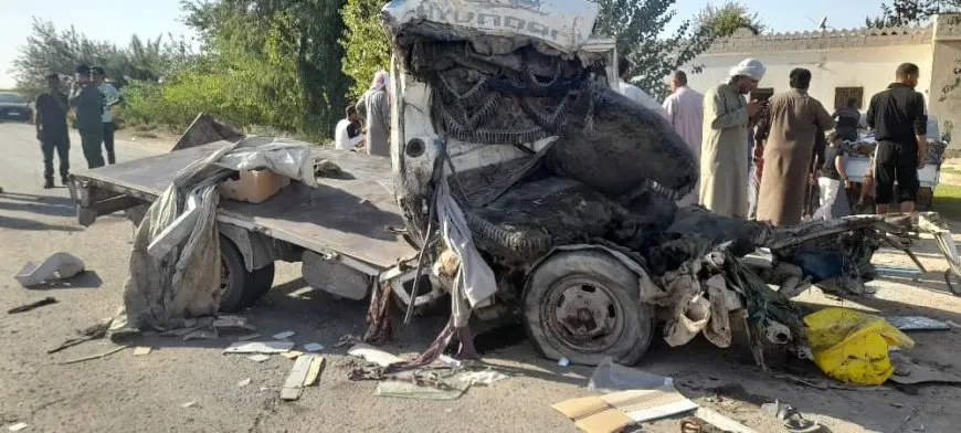فقدان 6 أشخاص لحياتهم في حادث سير على طريق الرقة _ دير الزور