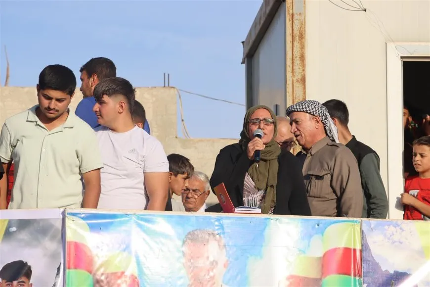 ‏تشييع جثامين 3 شهداء من قسد إلى مثواهم الأخير في ديرك