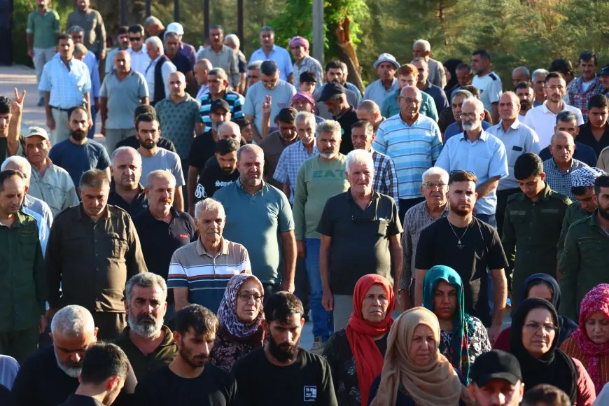 تشييع جثماني مقاتلين من قوات سوريا الديمقراطية