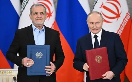 معاهدة الشراكة الاستراتيجية بين روسيا وإيران تدخل حيز التنفيذ