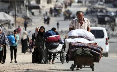 نحو 200 الف مواطن عادوا إلى شمال غزة منذ إعلان وقف اطلاق النار 