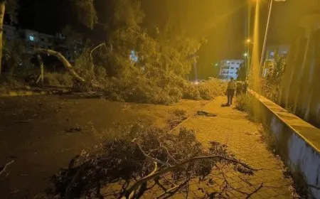  إعصار بحري يضرب بانياس ويتسبب بأضرار في الممتلكات