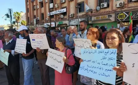 احتجاجات في السويداء وريفها تطالب بتحرير المخطوفين وحق تقرير المصير