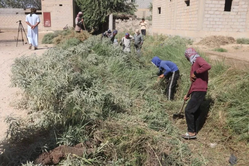 مبادرة شعبية لتنظيف قنوات الري وتأهيل الطرق الزراعية في مقاطعة دير الزور