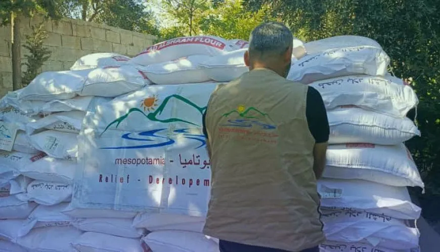 250 طنّاً من الطحين تصل السويداء بينها مساعدات شمال وشرق سوريا