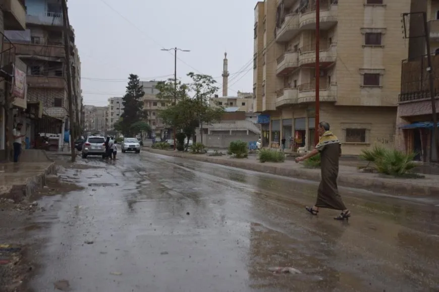 هطول أول زخات المطر في إقليم شمال وشرق سوريا