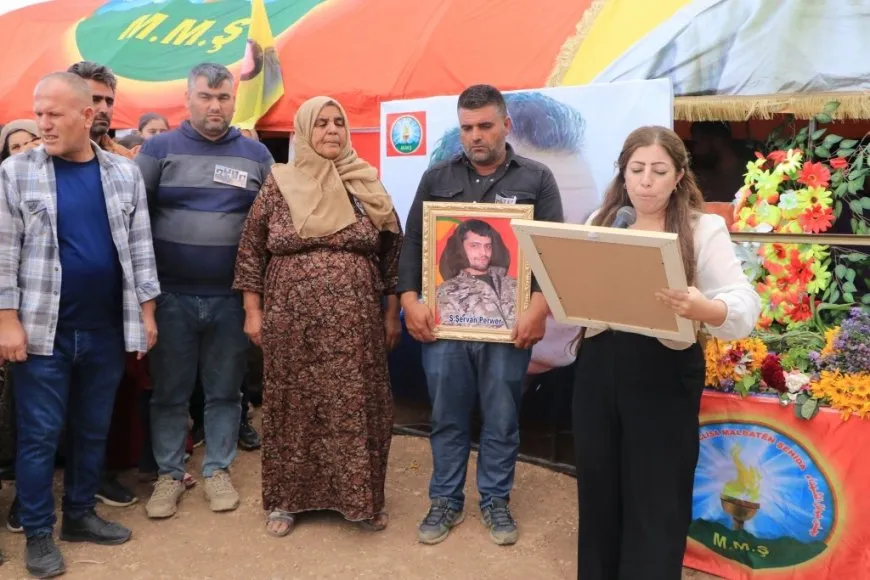 تقديم واجب العزاء لذوي شهيد واستذكار 3 شهداء من الكريلا في كوباني