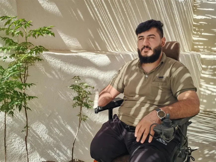 باهوز الهول.. مقاتل لم تنكسر إرادته رغم فقدانه اليد والساق والعين
