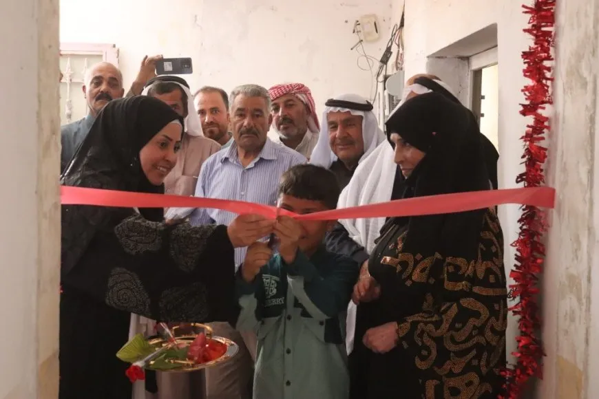 افتتاح بيت الكومين النموذجي في بلدة تشرين بريف الرقة الشمالي