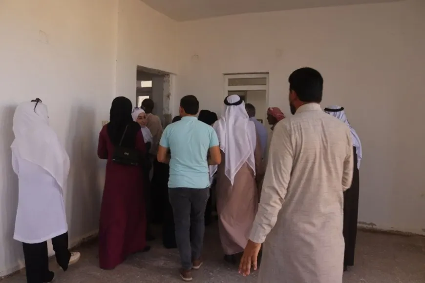 افتتاح بيت الكومين النموذجي في بلدة تشرين بريف الرقة الشمالي