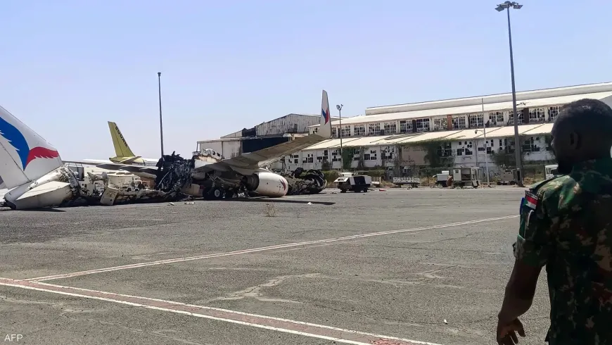 غارات جوية على محيط مطار السودان الدولي ومدينة أم درمان
