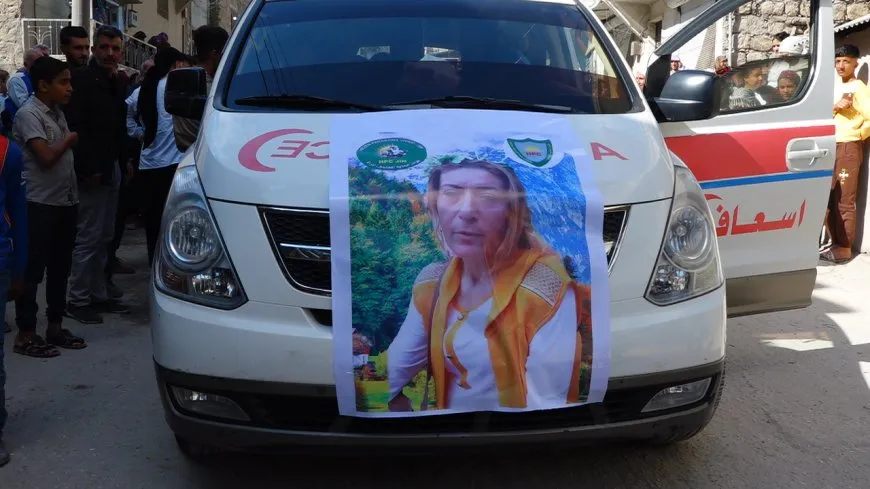 مراسم تشييع جثمان المناضلة زينب محمد عبد القادر في حلب