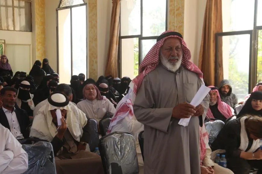 تأكيد على دعم قسد خلال اجتماع جماهيري في هجين 