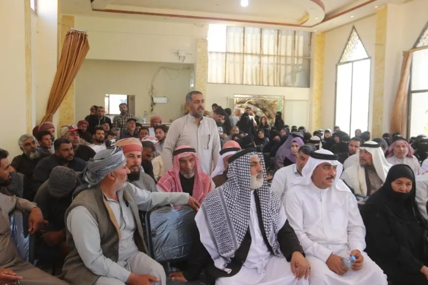 تأكيد على دعم قسد خلال اجتماع جماهيري في هجين 
