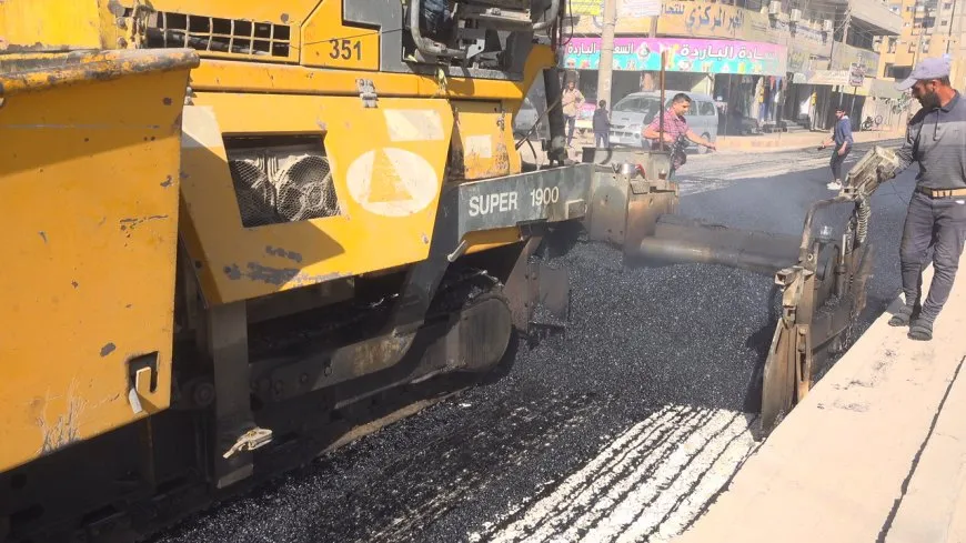 إنجاز 95% من مشروع تزفيت الطرق في الرقة