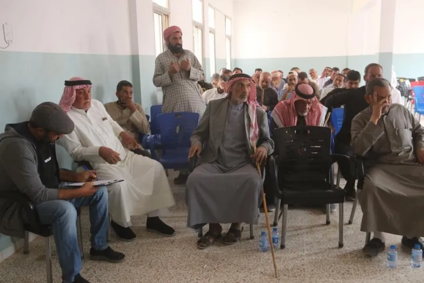 اجتماع جماهيري لشرح الوضع السياسي والاستماع لمطالب الأهالي في دير الزور