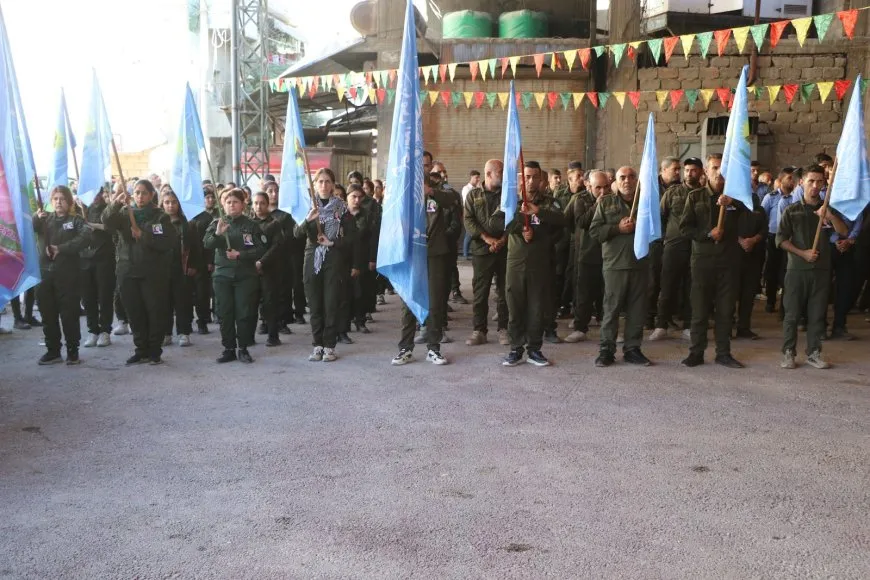 مراسم عزاء عضوة منسقية مؤتمر ستار هيفي سليمان في حلب