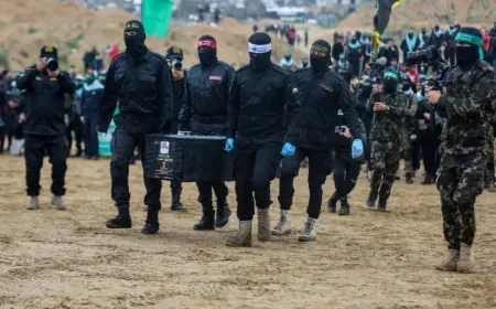 حماس: انتشال 3 جثث لرهائن في غزة بينها جثة ضابط
