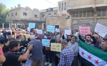 احتجاجات في حماة رفضاً لرفع أسعار الكهرباء