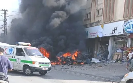 مقتل وإصابة 9 أشخاص في قصف إسرائيلي على جنوب لبنان