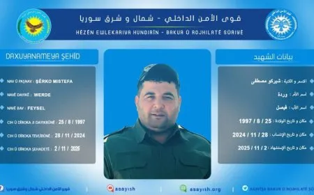 قوى الأمن الداخلي تكشف سجل عضو استشهد في كوباني