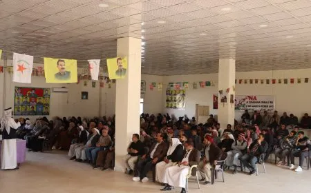 أهالي تل كوجر يؤكدون وقوفهم إلى جانب قواتهم 