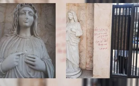 عبارات طائفية وتخريب في كنيسة الكيرلس بدمشق تثير موجة استياء وغضب