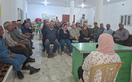 سلسلة اجتماعات في جل آغا لدعم ومساندة قوات سوريا الديمقراطية