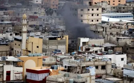 11 قتيلاً و4 مصابين في غارة إسرائيلية على مخيم عين الحلوة
