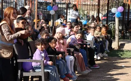 احتفال للأطفال في قامشلو بمناسبة يوم الطفل العالمي 