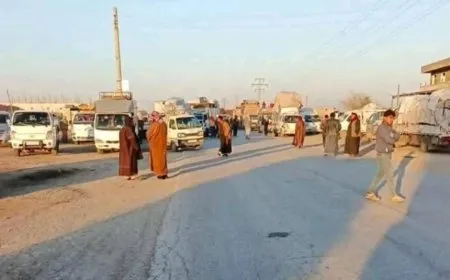 قوات الحكومة الانتقالية تعتقل الشبان على حاجز الرقة - معدان