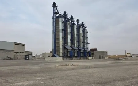 تشغيل مجفف الذرة الصفراء لحماية المحاصيل وتسهيل عمل المزارعين