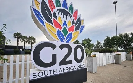 انطلاق قمة G20 في جوهانسبرغ بجنوب أفريقيا