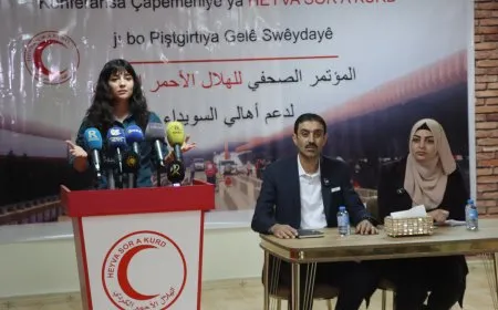 الهلال الأحمر الكردي يكشف الكارثة الإنسانية في السويداء بعد 121 يوماً من الحصار
