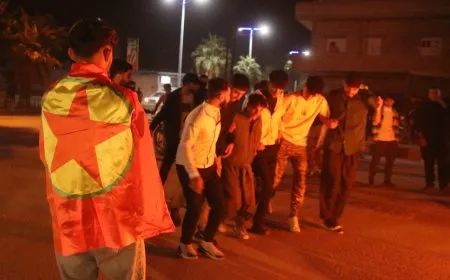 الاحتفال بذكرى تأسيس حزب العمال الكردستاني في عامودا