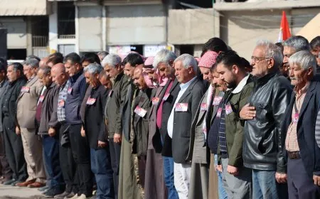 مراسم غيابية للقياديين ماسيرو وصبري في مقاطعة الفرات 