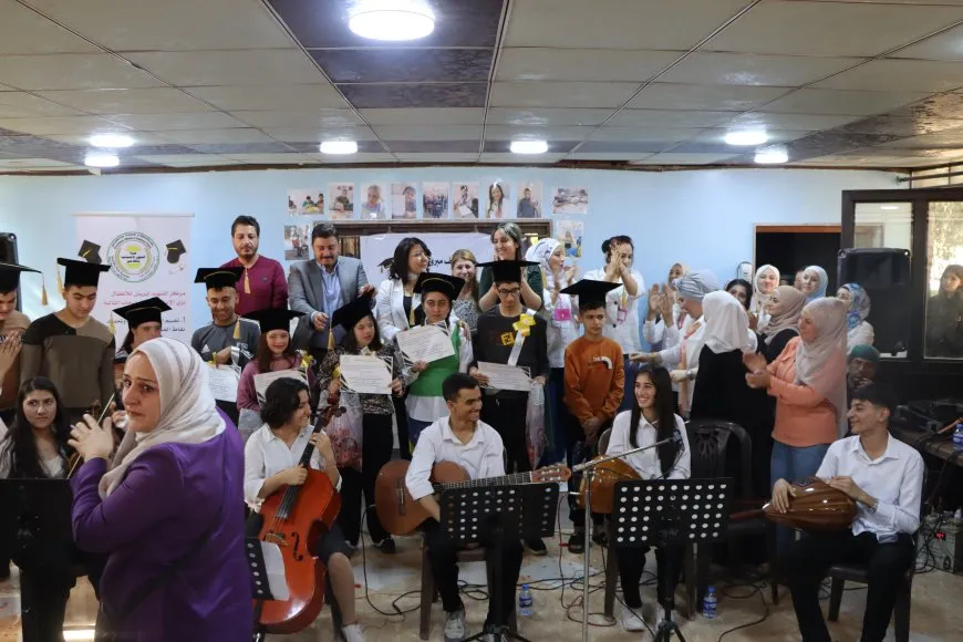 حفلة تخرج أطفال من ذوي الهمم في قامشلو