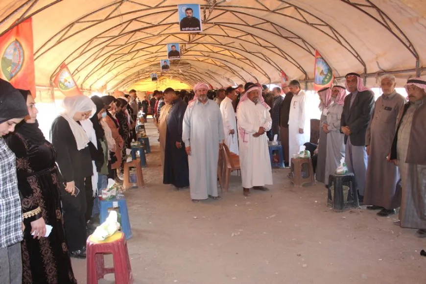 أهالي تل براك يقدمون واجب العزاء لذوي عضوين من قوى الأمن الداخلي