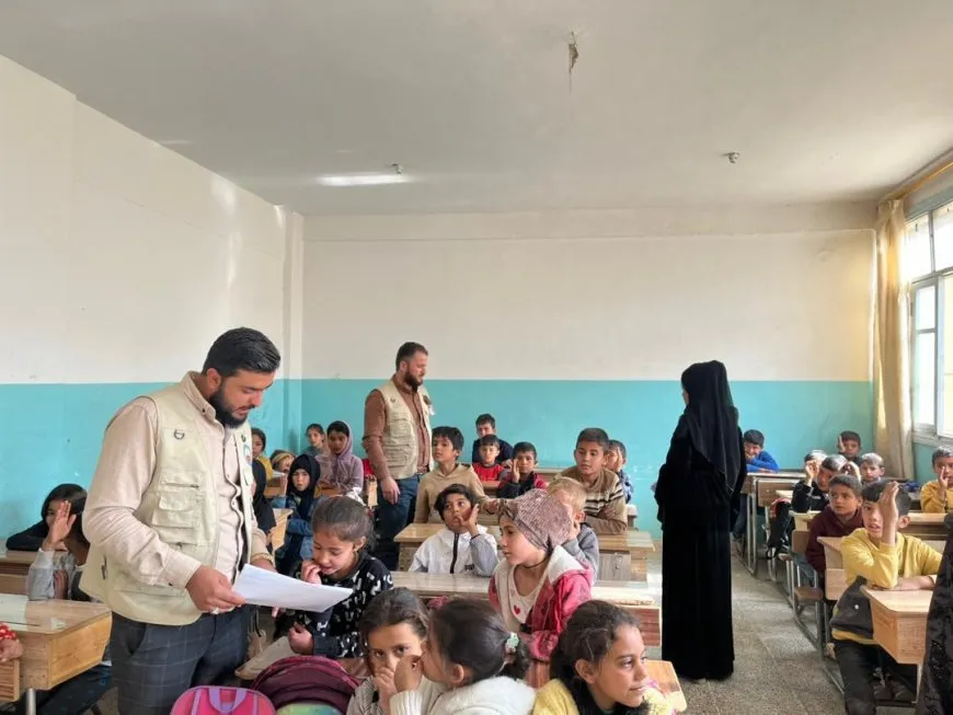 نشاط توعوي بيئي لطلاب المدارس في الرقة