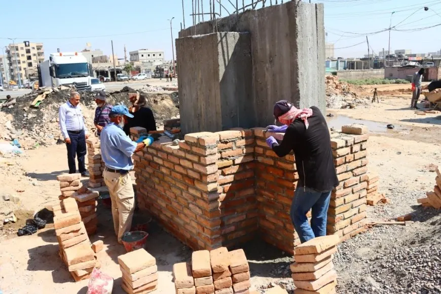 أعمال تأهيل سور الرقة والمدخل الشرقي في مراحلها الأخيرة