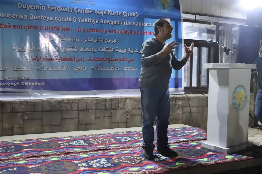 "القصة القصيرة في روج آفا" عنوان محاضرة في المهرجان الثقافي الثاني