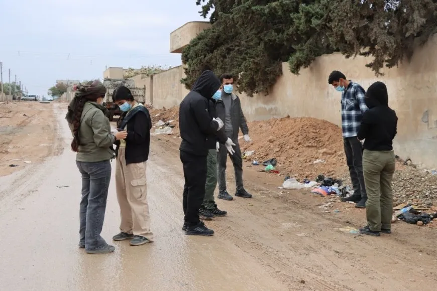 مبادرة نظافة في حي بالطبقة لتعزيز الوعي البيئي