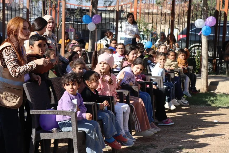 احتفال للأطفال في قامشلو بمناسبة يوم الطفل العالمي 