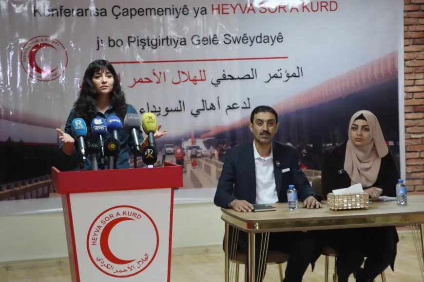 الهلال الأحمر الكردي يكشف الكارثة الإنسانية في السويداء بعد 121 يوماً من الحصار