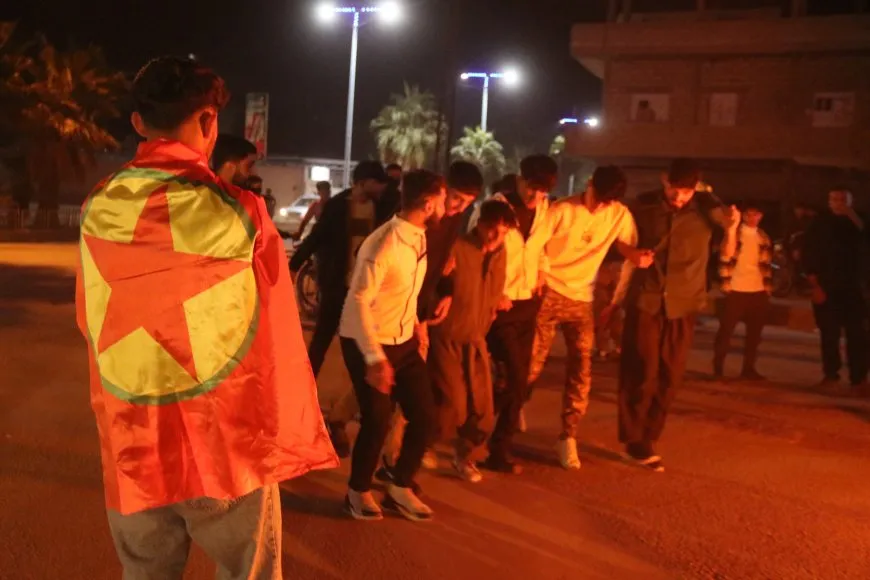 الاحتفال بذكرى تأسيس حزب العمال الكردستاني في عامودا