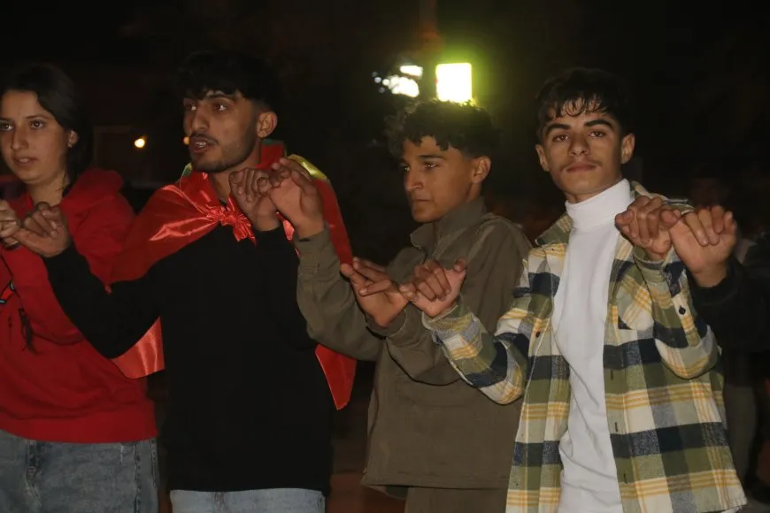 الاحتفال بذكرى تأسيس حزب العمال الكردستاني في عامودا